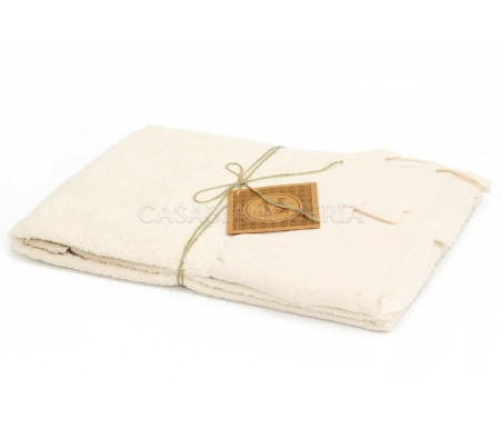 Casabiancheria.it | Coppia asciugamani di spugna Mia set asciugamano viso e ospite 