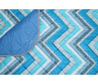 Casabiancheria.it | Copriletto trapuntato GF Ferrari Primavera Chevron trapuntino estivo gianfranco ferrari singolo matrimoniale 2