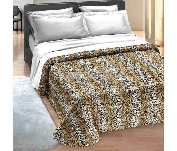 Casabiancheria.it | Copriletto trapuntato matrimoniale Zebra  trapuntino animalier zebrato