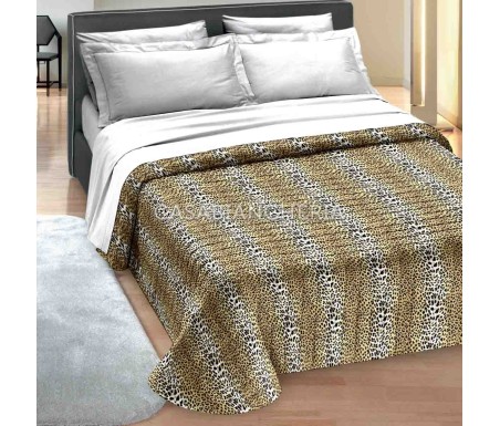 Casabiancheria.it | Copriletto trapuntato matrimoniale Zebra  trapuntino animalier zebrato