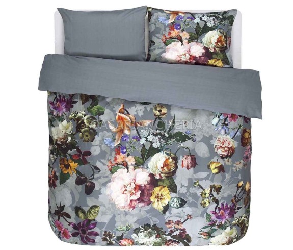 Casabiancheria.it | Parure copripiumino matrimoniale Essenza Home Fleur Blu copripiumini essenza home amazon