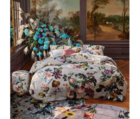 Casabiancheria.it | Parure copripiumino matrimoniale Essenza Home Fleur Blu copripiumini essenza home amazon