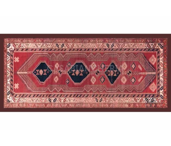 Casabiancheria.it | Tappeto passatoia antiscivolo By Suardi Emozioni D’Oriente Bakhtiari Salmone tappeti orientali antiscivolo p