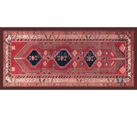 Casabiancheria.it | Tappeto passatoia antiscivolo By Suardi Emozioni D’Oriente Bakhtiari Salmone tappeti orientali antiscivolo p