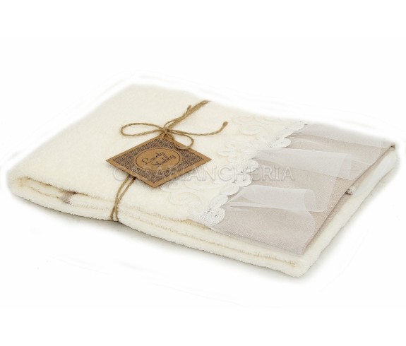 Casabiancheria.it | Coppia asciugamani di spugna Vittoria asciugamano viso e ospite amazon