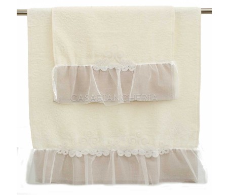 Casabiancheria.it | Coppia asciugamani di spugna Vittoria asciugamano viso e ospite amazon