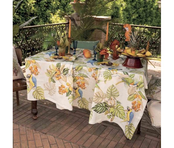 Casabiancheria.it | Tovaglia di canapa Tessitura Toscana Telerie Ara tovaglie in lino colorate