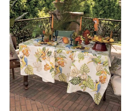 Casabiancheria.it | Tovaglia di canapa Tessitura Toscana Telerie Ara tovaglie in lino colorate