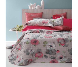 Blumarine Casabiancheria.it | Copriletto trapuntato matrimoniale Cloe in raso di cotone trapuntini estivi blumarine
