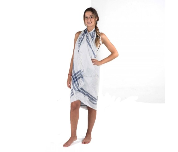 Casabiancheria.it | Telo mare pareo fouta Itaca in lino telo mare antisabbia amazon