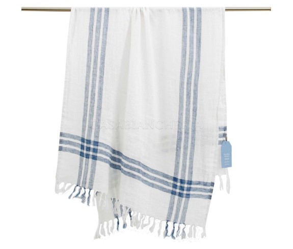 Casabiancheria.it | Telo mare pareo fouta Itaca in lino telo mare antisabbia amazon