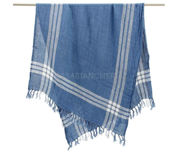 Casabiancheria.it | Telo mare pareo fouta Itaca in lino telo mare antisabbia amazon