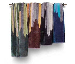 Casabiancheria.it | Coppia asciugamani di spugna Mirabello Carrara John set asciugamani di spugna morbidi in vendita online