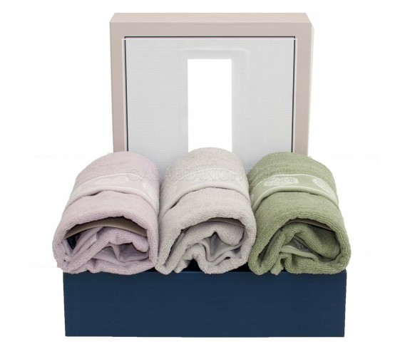 Casabiancheria.it | 3 Coppie asciugamano e ospite Valentina set asciugamani di spugna