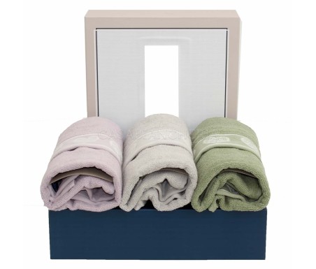 Casabiancheria.it | 3 Coppie asciugamano e ospite Valentina set asciugamani di spugna