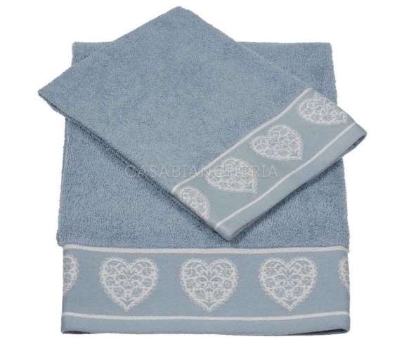 Casabiancheria.it | 3 Coppie asciugamano e ospite Valentina set asciugamani di spugna