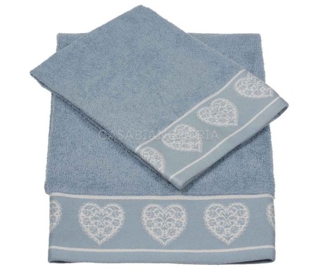 Casabiancheria.it | 3 Coppie asciugamano e ospite Valentina set asciugamani di spugna