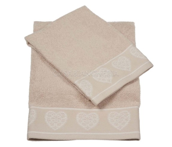 Casabiancheria.it | 3 Coppie asciugamano e ospite Valentina set asciugamani di spugna