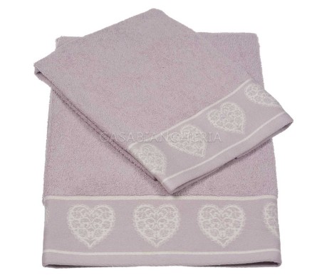 Casabiancheria.it | 3 Coppie asciugamano e ospite Valentina set asciugamani di spugna