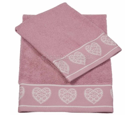 Casabiancheria.it | 3 Coppie asciugamano e ospite Valentina set asciugamani di spugna