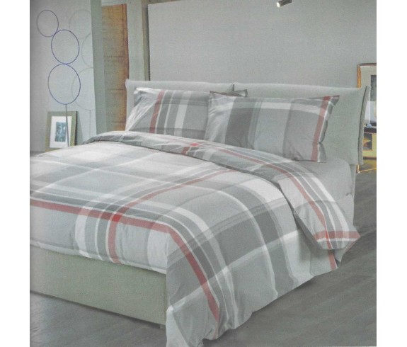 Casabiancheria.it | Parure copripiumino matrimoniale tinto in filo Madison copripiumini matrimoniali singoli 1 piazza e mezza