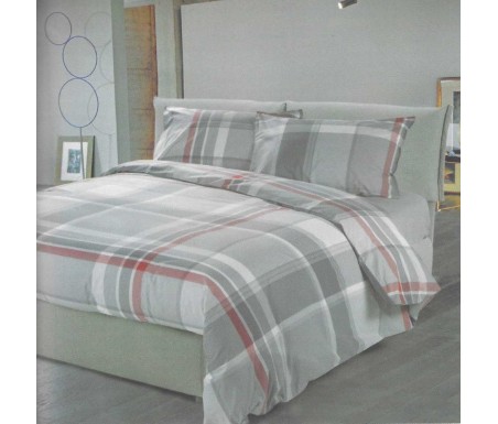 Casabiancheria.it | Parure copripiumino matrimoniale tinto in filo Madison copripiumini matrimoniali singoli 1 piazza e mezza