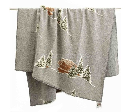 Casabiancheria.it | Plaid di lana cotta Baita plaid in lana ricamati