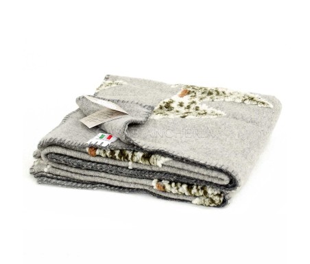 Casabiancheria.it | Plaid di lana cotta Baita plaid in lana ricamati