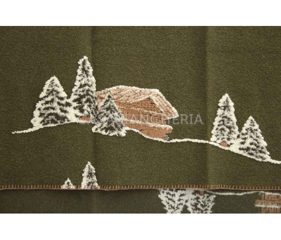 Casabiancheria.it | Plaid di lana cotta Baita plaid in lana ricamati