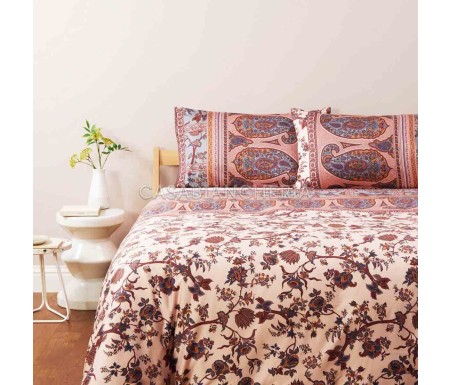 Bassetti Casabiancheria.it | Completo copripiumino matrimoniale Granfoulard Bassetti Genova in raso di cotone copripiumino granf