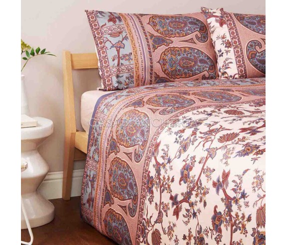 Bassetti Casabiancheria.it | Completo copripiumino matrimoniale Granfoulard Bassetti Genova in raso di cotone copripiumino granf