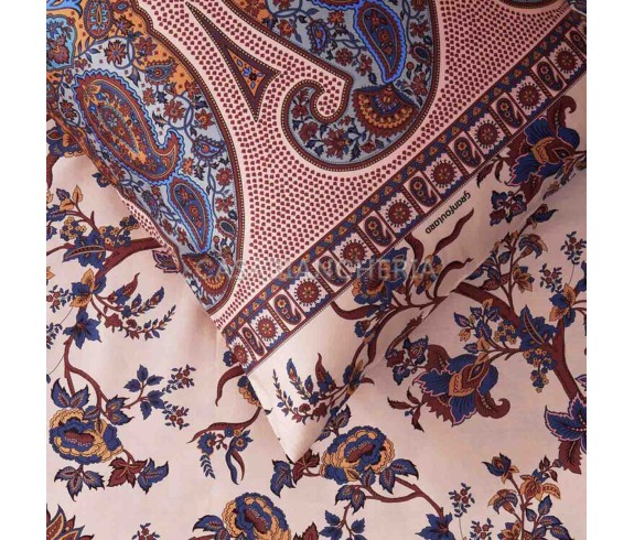 Bassetti Casabiancheria.it | Completo copripiumino matrimoniale Granfoulard Bassetti Genova in raso di cotone copripiumino granf