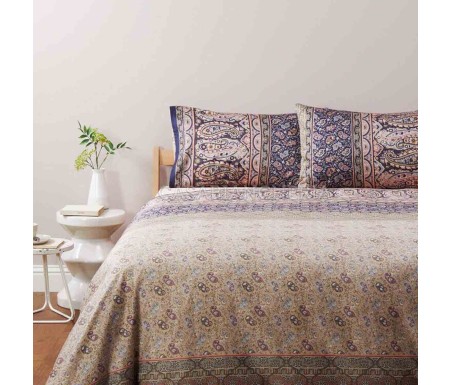 Bassetti Casabiancheria.it | Completo copripiumino matrimoniale Granfoulard Bassetti Imperia in raso di cotone copripiumino gran