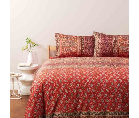 Bassetti Casabiancheria.it | Completo copripiumino matrimoniale Granfoulard Bassetti Imperia in raso di cotone copripiumino gran