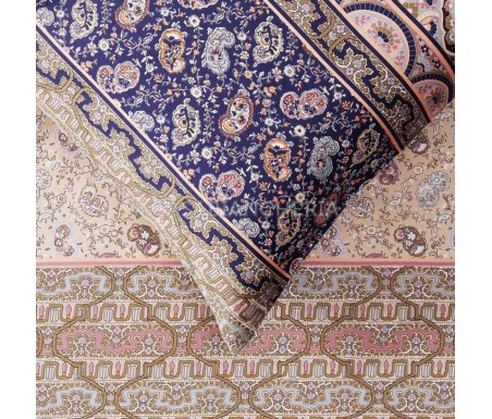 Bassetti Casabiancheria.it | Completo copripiumino matrimoniale Granfoulard Bassetti Imperia in raso di cotone copripiumino gran