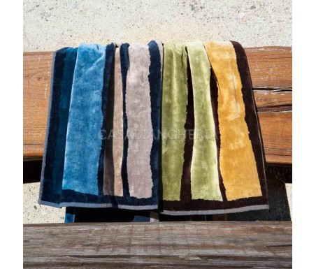 Casabiancheria.it | Coppia asciugamani di spugna Mirabello Carrara Amorgos set asciugamani di spugna morbidi in vendita online