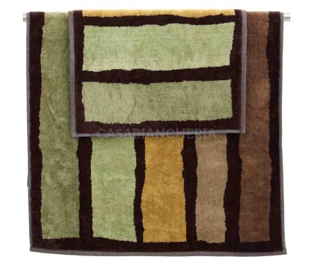 Casabiancheria.it | Coppia asciugamani di spugna Mirabello Carrara Amorgos set asciugamani di spugna morbidi in vendita online