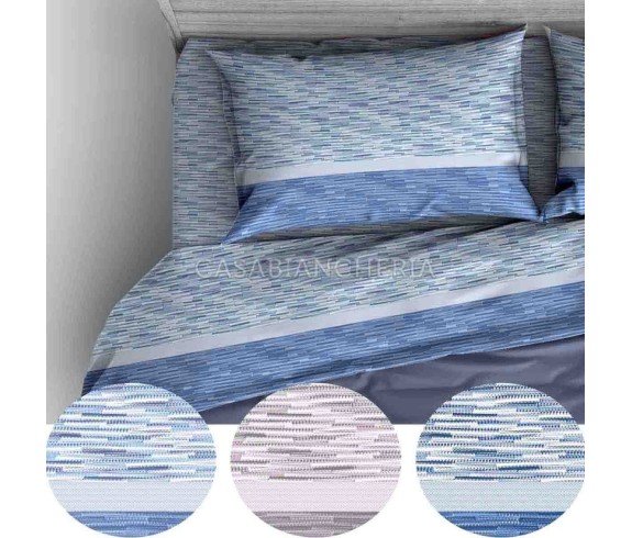 Casabiancheria.it | Completo lenzuola di flanella matrimoniale Derby lenzuola in flanella singolo matrimoniale 1 piazza e mezza