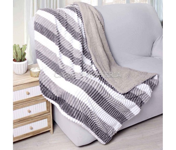Casabiancheria.it | Plaid e coperta di pile agnellato Traverso plaid in pile amazon