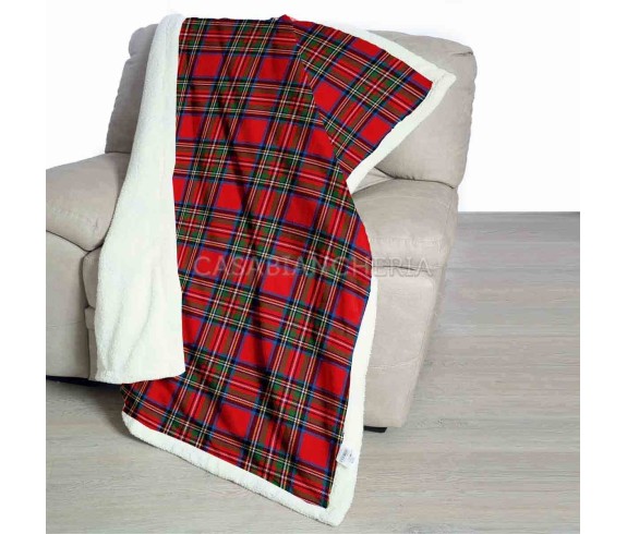 Casabiancheria.it | Plaid e coperta di pile agnellato Scotland coperte in pile amazon singolo matrimoniale
