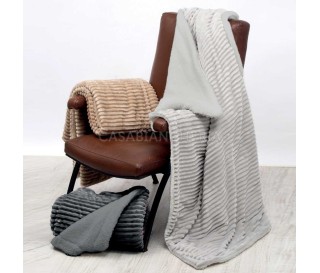 Casabiancheria.it | Plaid e coperta di pile agnellato Waves plaid in pile amazon