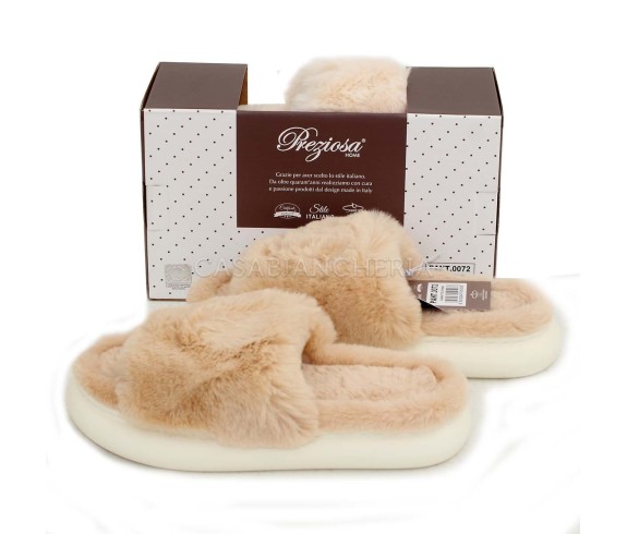 Casabiancheria.it | Pantofole donna in peluche Soft con antiscivolo Ciabatte Pelose Pantofole Pelliccia Comode Morbido Antiscivo