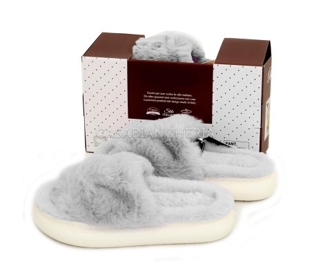 Casabiancheria.it | Pantofole donna in peluche Soft con antiscivolo Ciabatte Pelose Pantofole Pelliccia Comode Morbido Antiscivo
