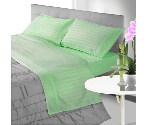 Casabiancheria.it | Parure copripiumino matrimoniale Tinta Unita in raso di cotone copripiumini di cotone amazon