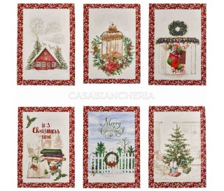 Casabiancheria.it | Set strofinacci Natale Tiffany Neve 6 pezzi strofinacci natalizi amazon
