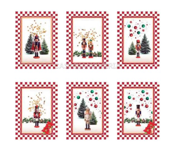 Casabiancheria.it | Set strofinacci Natale Tiffany Addobbi 6 pezzi canovacci natalizi amazon