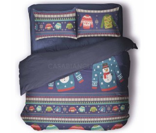 Casabiancheria.it | Parure copripiumino natalizio Novia Nives copripiumino di cotone amazon 2