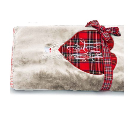 Casabiancheria.it | Plaid di pile Love Is In The Air plaid di Natale amazon