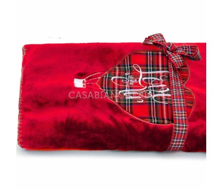 Casabiancheria.it | Plaid di pile Love Is In The Air plaid di Natale amazon