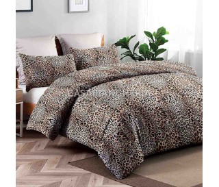 Casabiancheria.it | Parure copripiumino matrimoniale Leopardo copripiumini di cotone